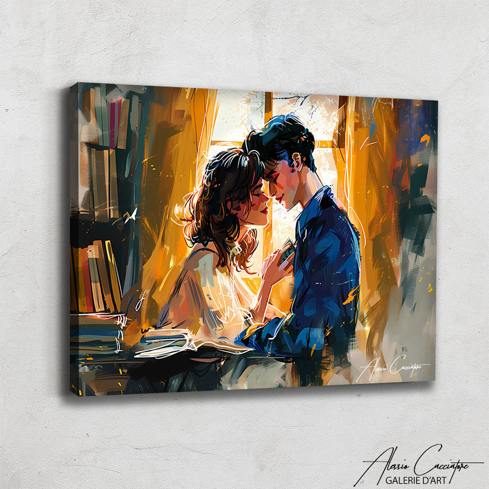 Peinture Couple Amoureux