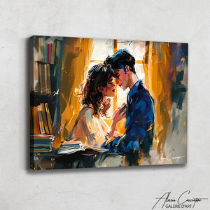 Peinture Couple Amoureux