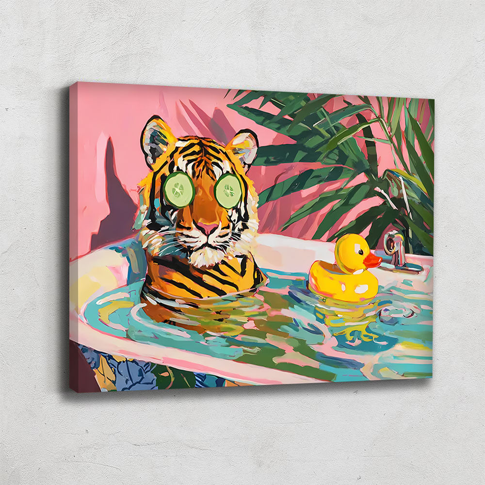 TABLEAU TIGRE POP ART