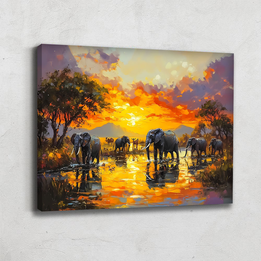 Tableau Coucher de soleil