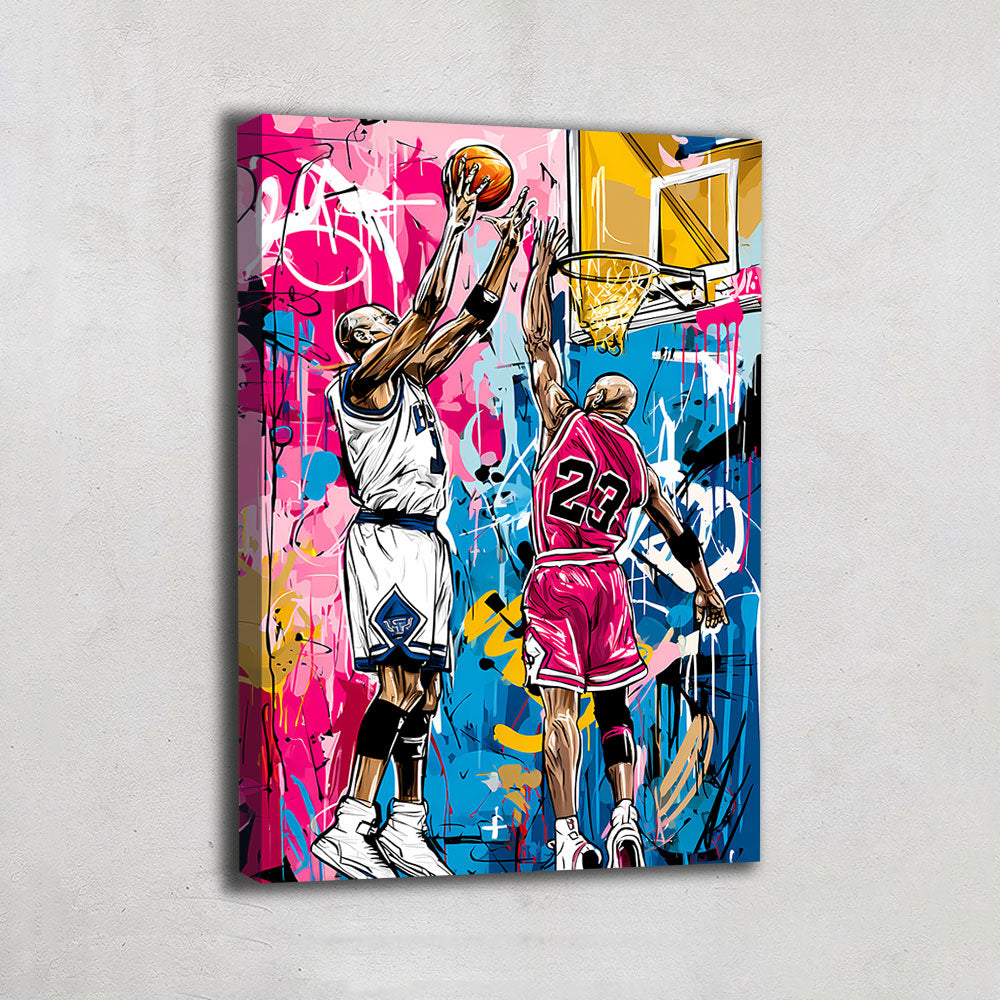 TABLEAU BASKET STREET ART