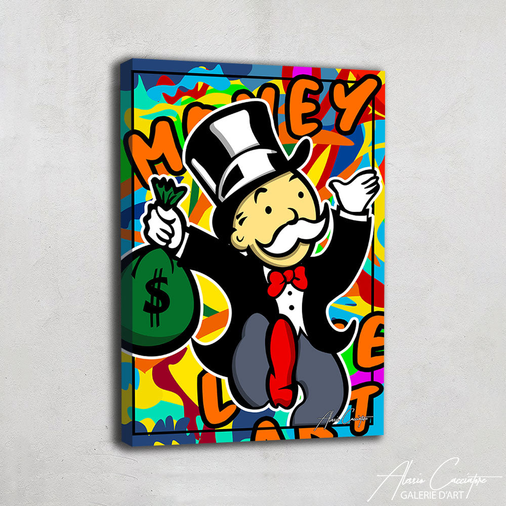 TABLEAU MONOPOLY POP ART