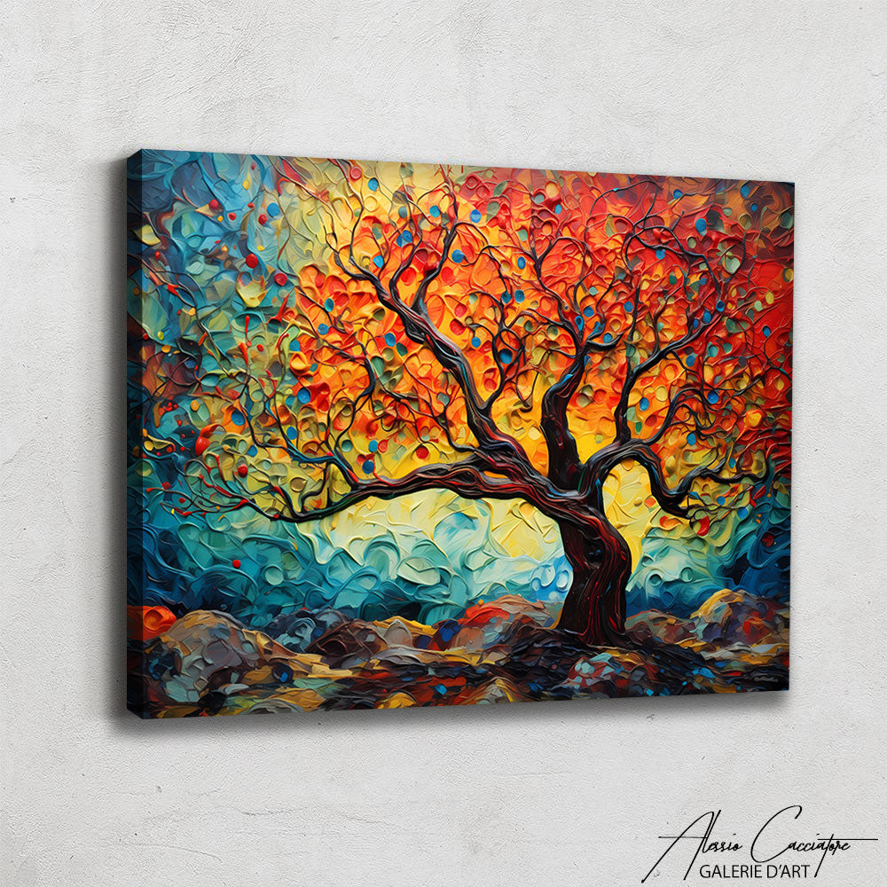 peinture tableau arbre de vie