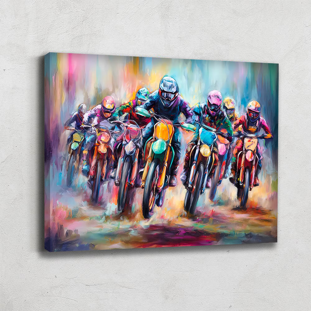 Tableau Moto Cross