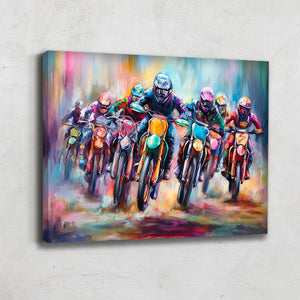 Tableau Moto Cross