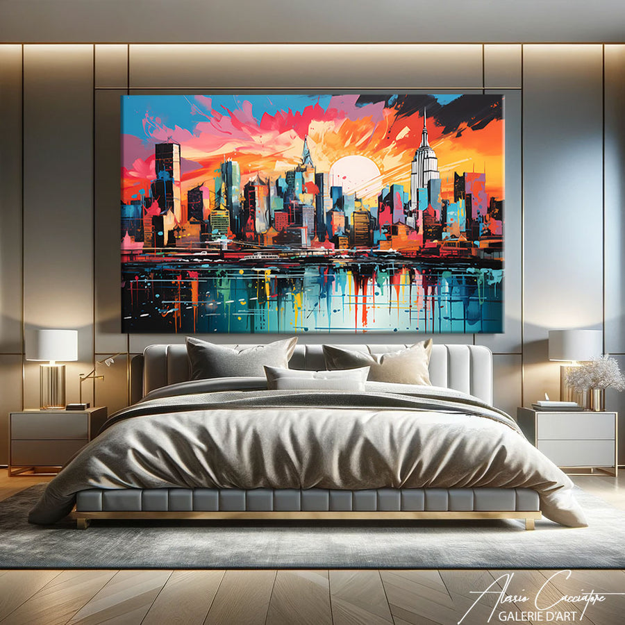 Tableau Street Art New York – mise en situation