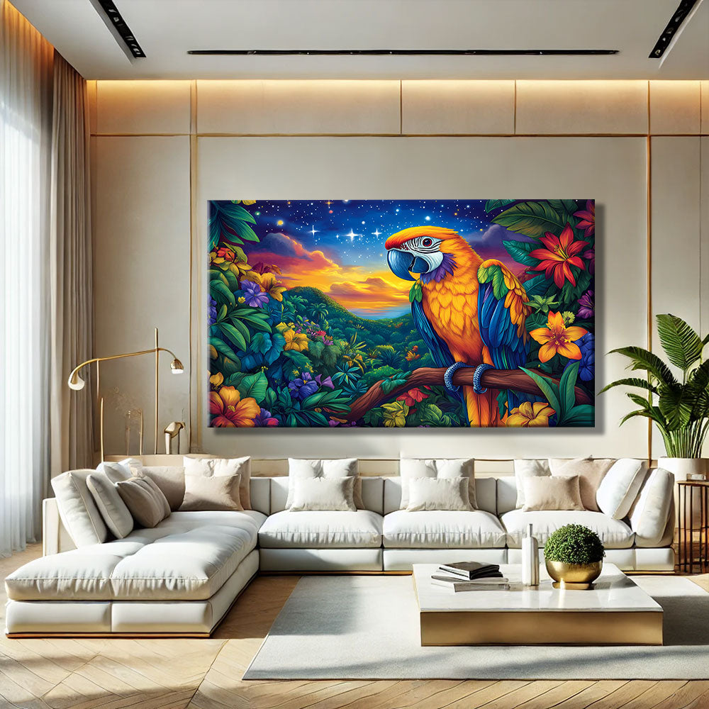 Tableau Déco Perroquet
