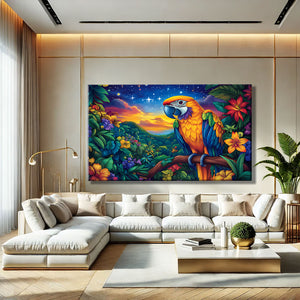 Tableau Déco Perroquet
