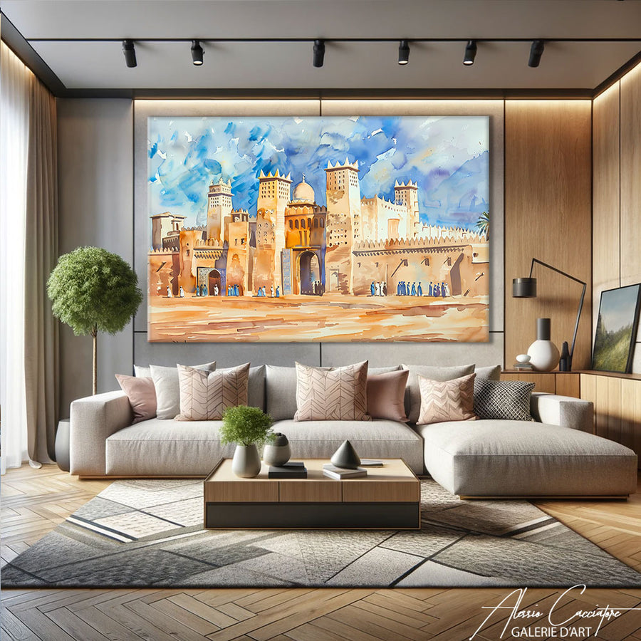 Grand tableau oriental – mise en situation