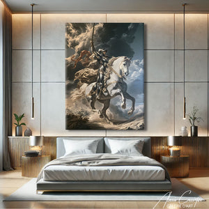 Toile Moyen Age Chevalier