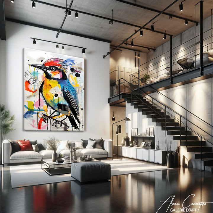 Peinture Tableau Oiseau 