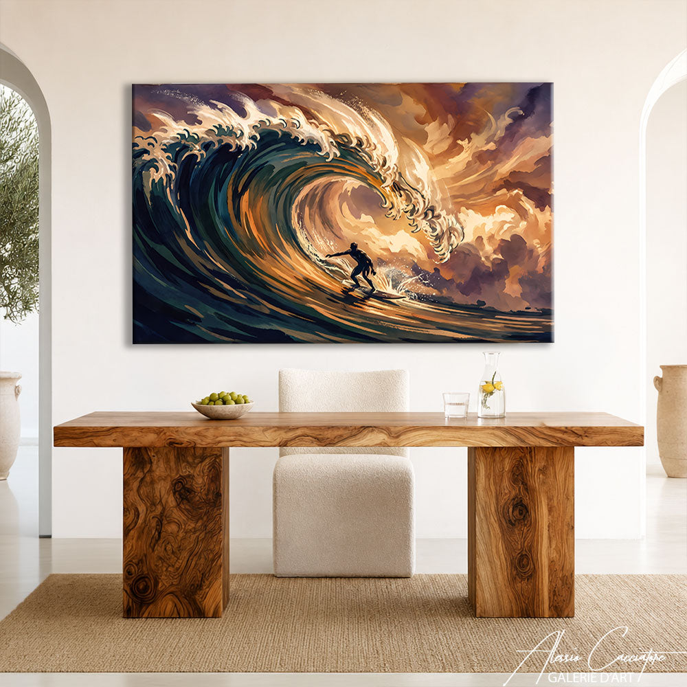 Affiche Vague Surf