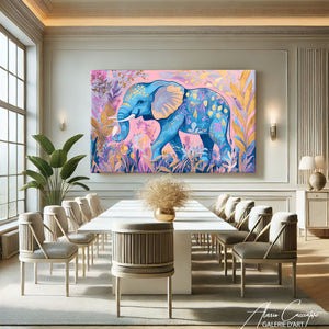 Cadre mural éléphant
