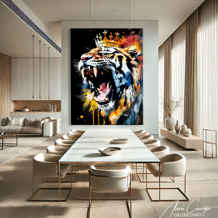 Tableau Tigre Moderne