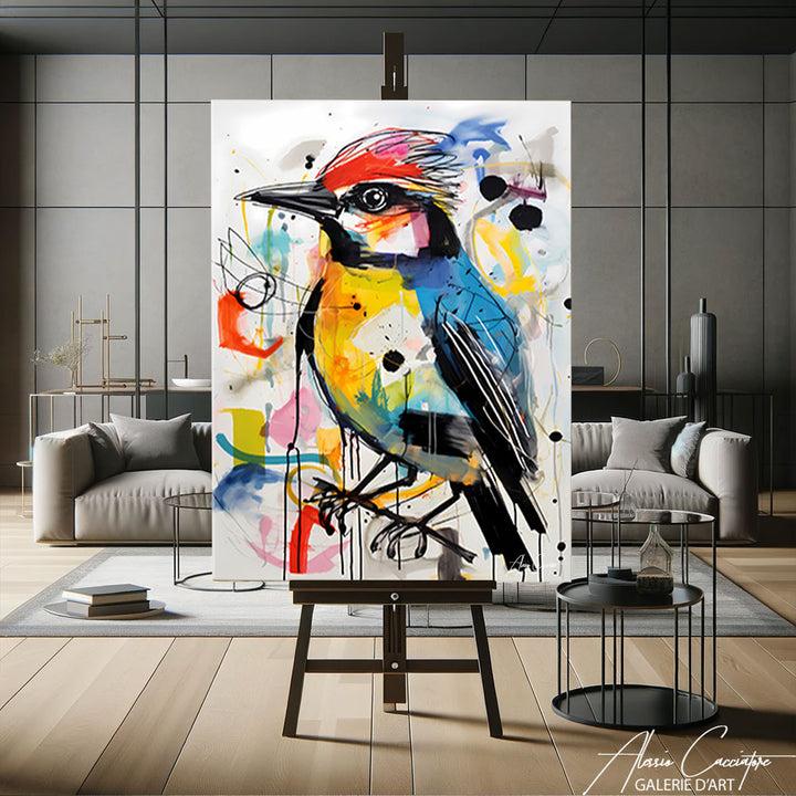 Tableau Peinture Oiseau