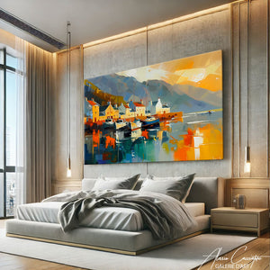 Tableau Peinture Mer Moderne
