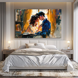 tableau couple abstrait