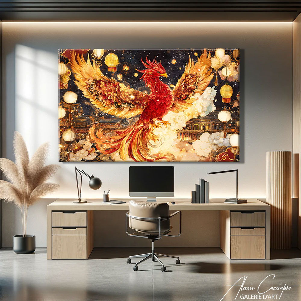 TABLEAU PHOENIX ABSTRAIT