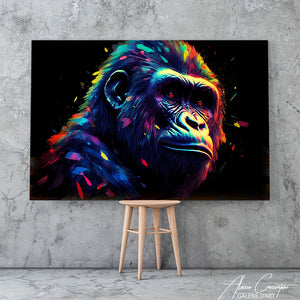 tableau gorille pop art