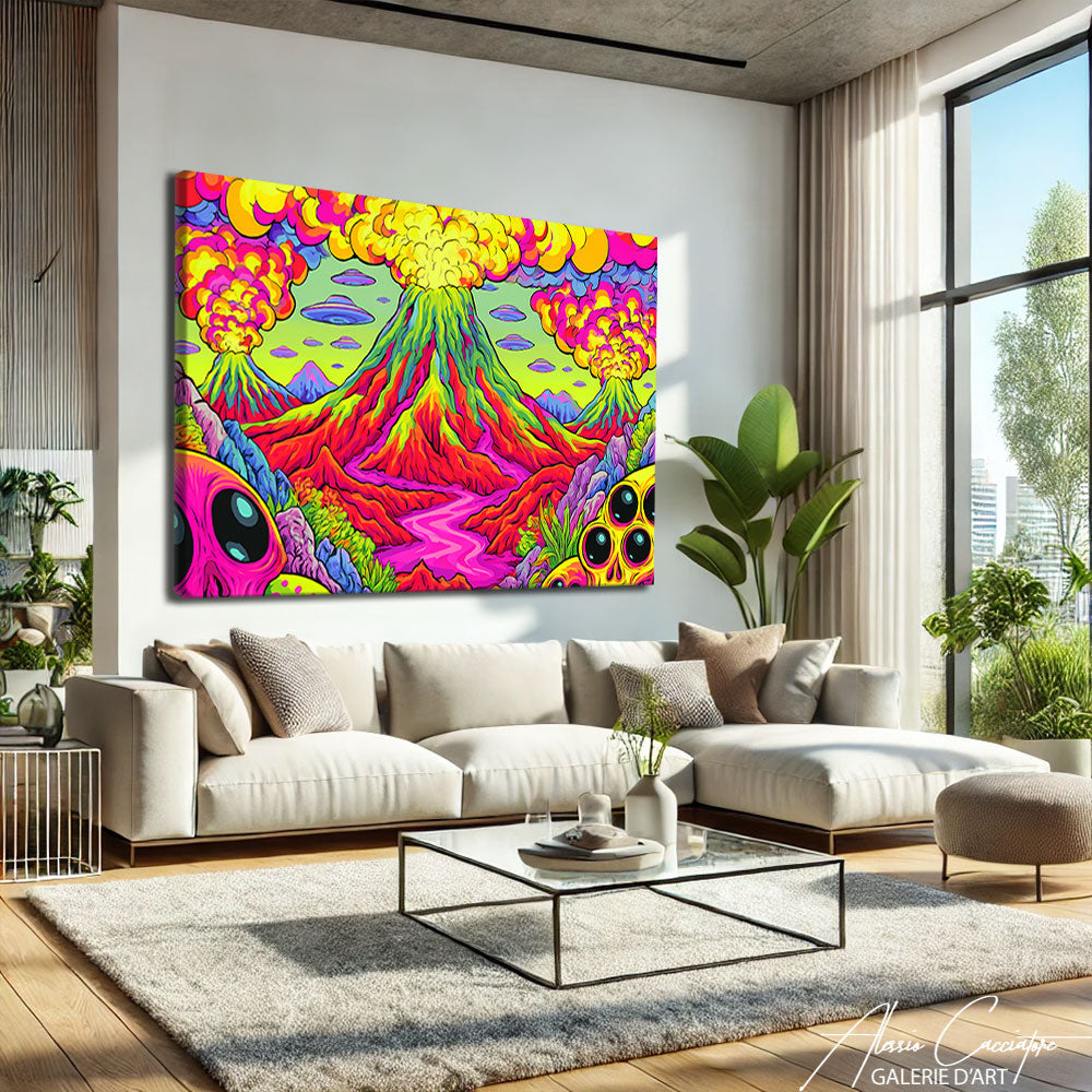 Décoration Murale Psychedelique