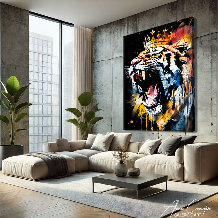 Tableau toile Tigre