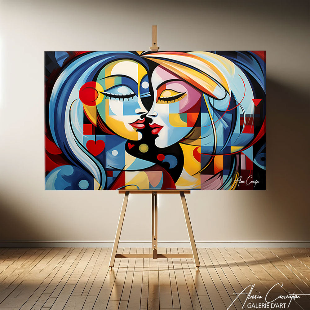 Portrait Peinture Cubisme