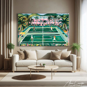 Toile Terrain De Tennis