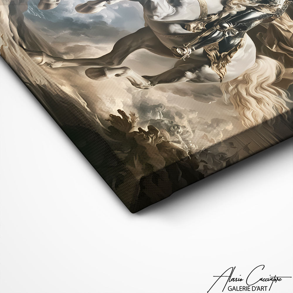 Art Mural Moyen Age Chevalier