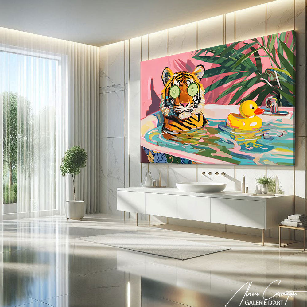 tableau salle de bain