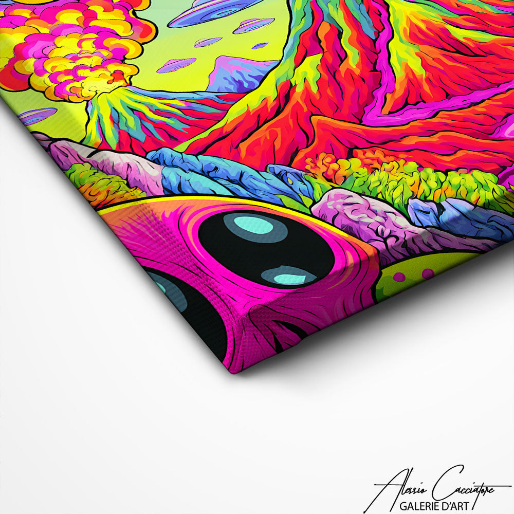 Art Mural Psychedelique