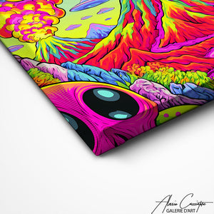 Art Mural Psychedelique
