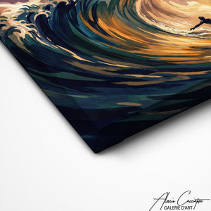 Art Mural Vague Surf
