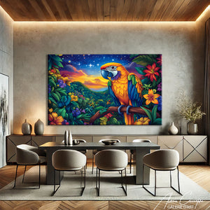 Peinture Aquarelle Perroquet
