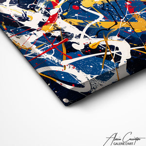 Tableau Abstrait Multicolore Contemporain