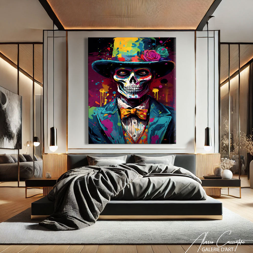 TABLEAU TÊTE DE MORT