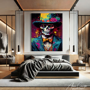 TABLEAU TÊTE DE MORT