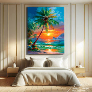Tableau Bleu Tropical