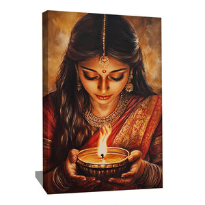 Tableau femme hindou