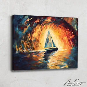 Grand Tableau Bateau