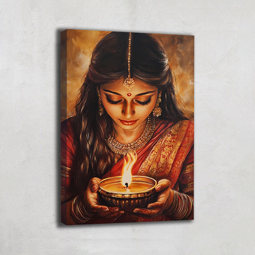 Tableau femme hindou