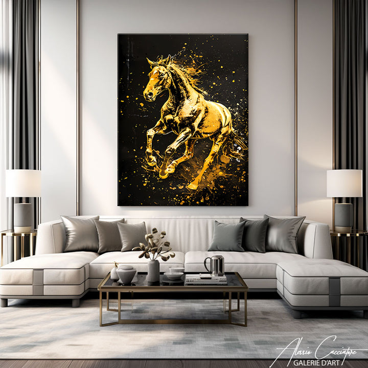 peinture tableau cheval