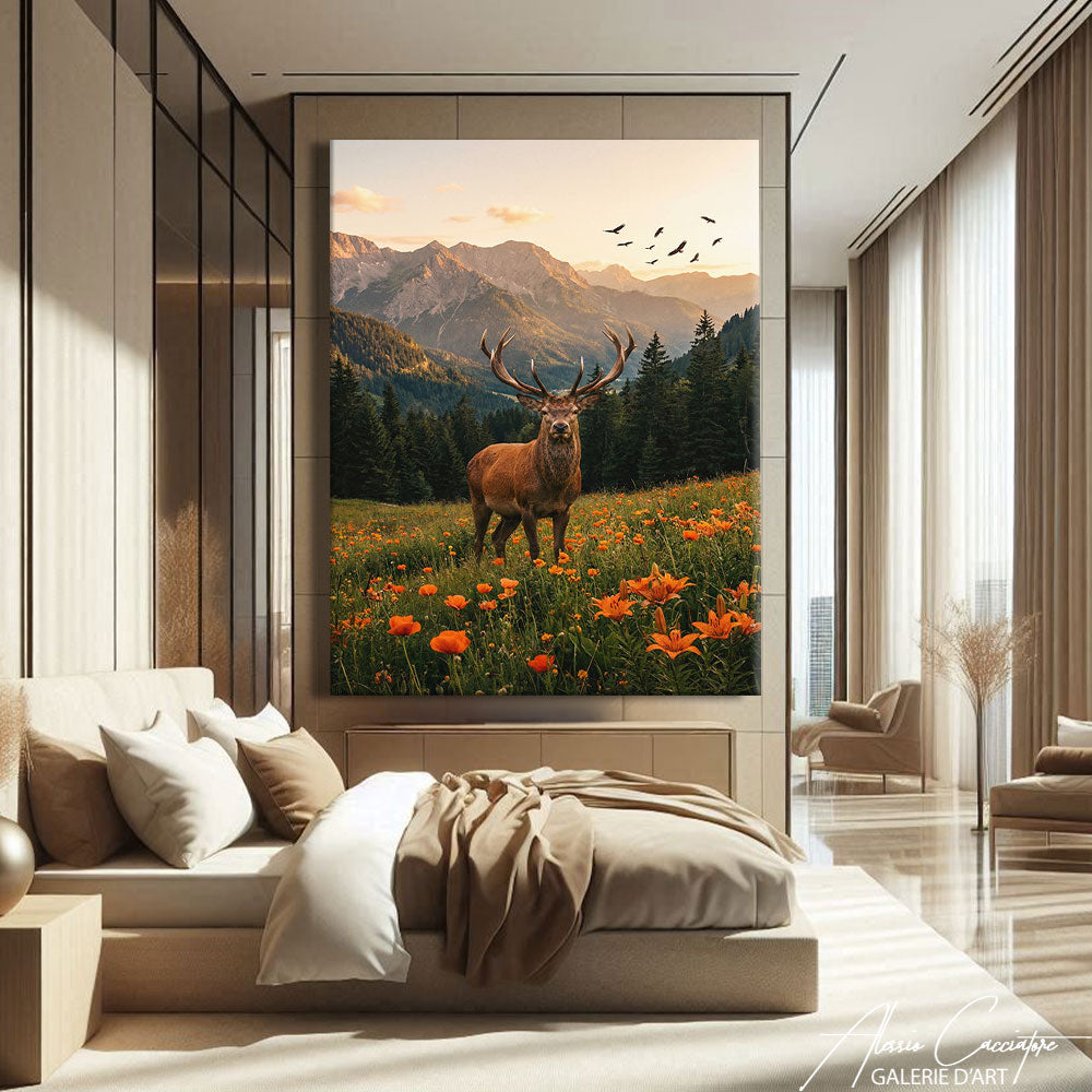 TABLEAU PHOTO CERF
