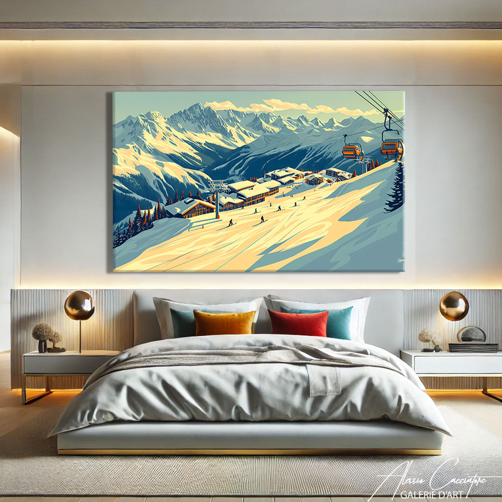 Toile Paysage Montagne

