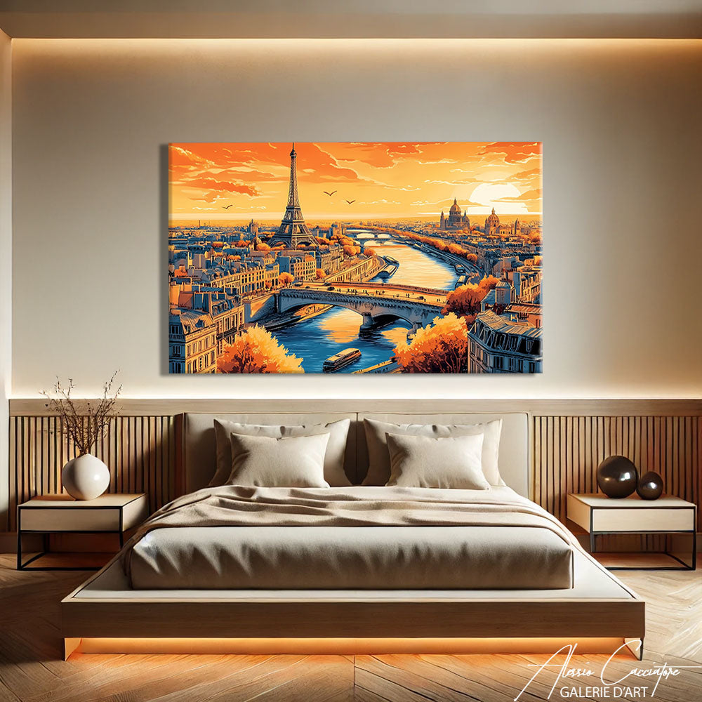 Tableau Paris Tour Eiffel
