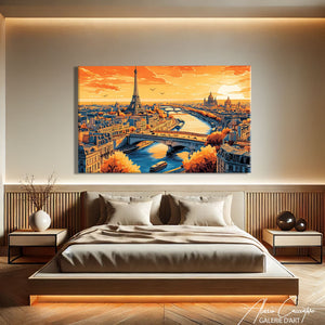 Tableau Paris Tour Eiffel
