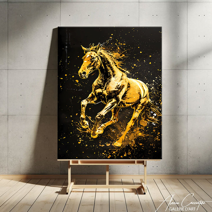 tableau peinture cheval