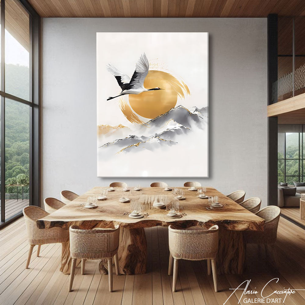 TABLEAU JAPANDI GRUE