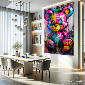 cadre tableau street art
