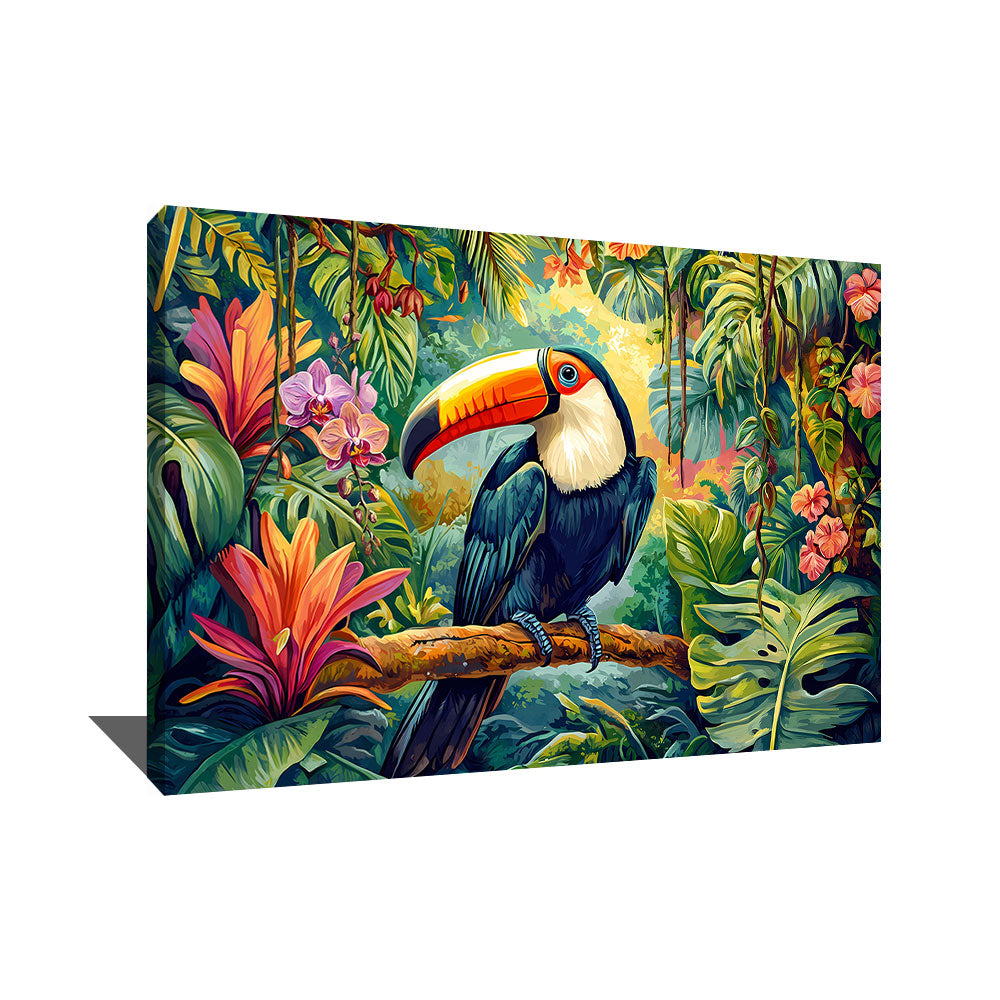 Tableau Peinture Jungle