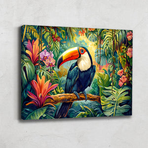 Tableau Peinture Jungle